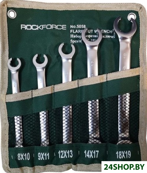 Набор ключей RockForce RF-5058 (5 предметов) Набор ключей RockForce RF-5058 (5 предметов)