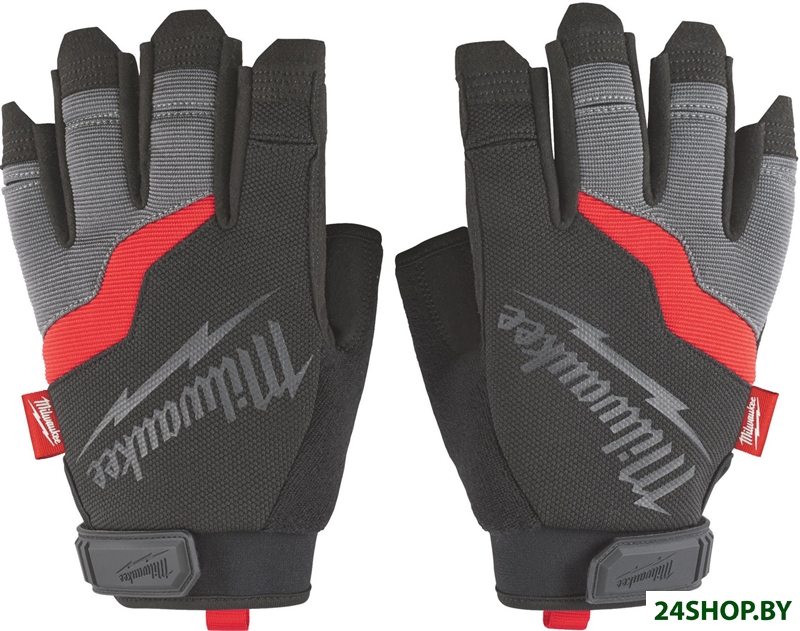 Перчатки хозяйственные Milwaukee Fingerless 10/XL 48229743 Перчатки хозяйственные Milwaukee Fingerless 10/XL 48229743