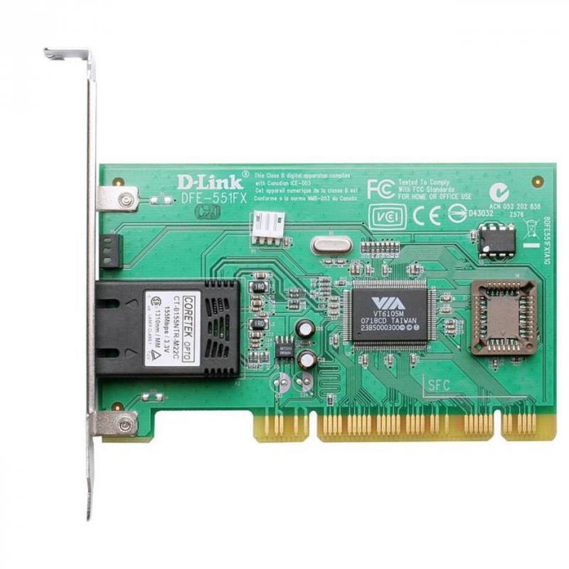 Сетевой адаптер D-Link DFE-551FX Сетевой адаптер D-Link DFE-551FX