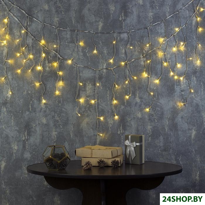 Бахрома Luazon 80 LED 3х0.5м (теплый белый) 3556846 Бахрома Luazon 80 LED 3х0.5м (теплый белый) 3556846