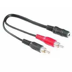 Переходник Hama H-43254 2хRCA (m)/Jack 3.5 (f) (00043254) (черный) Переходник Hama H-43254 2хRCA (m)/Jack 3.5 (f) (00043254) (черный)
