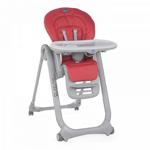 Стульчик для кормления Chicco Polly Magic Relax (scarlet) Стульчик для кормления Chicco Polly Magic Relax (scarlet)