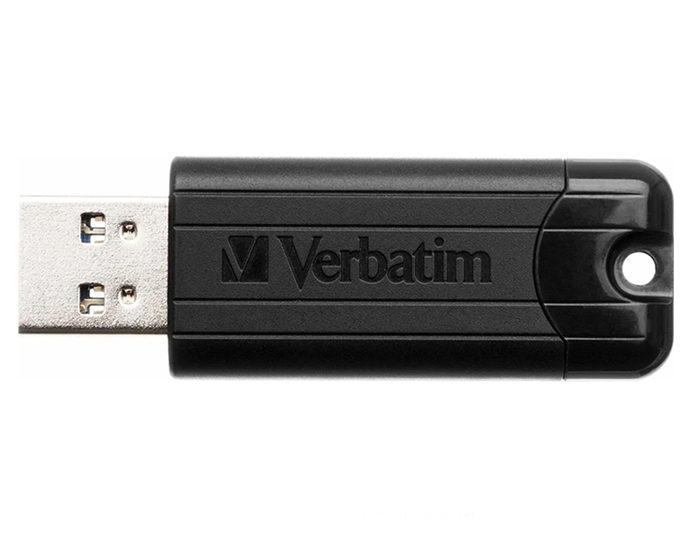 USB Flash Verbatim PinStripe 128GB (черный) USB Flash Verbatim PinStripe 128GB (черный)