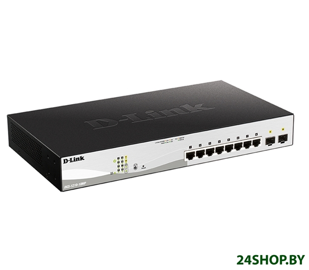 Управляемый коммутатор 2-го уровня D-Link DGS-1210-10MP/FL Управляемый коммутатор 2-го уровня D-Link DGS-1210-10MP/FL