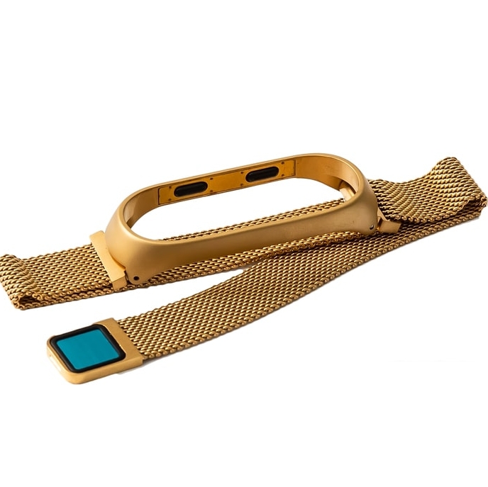 Ремешок Xiaomi Milanese для Mi Band 3 (золотистый) Ремешок Xiaomi Milanese для Mi Band 3 (золотистый)