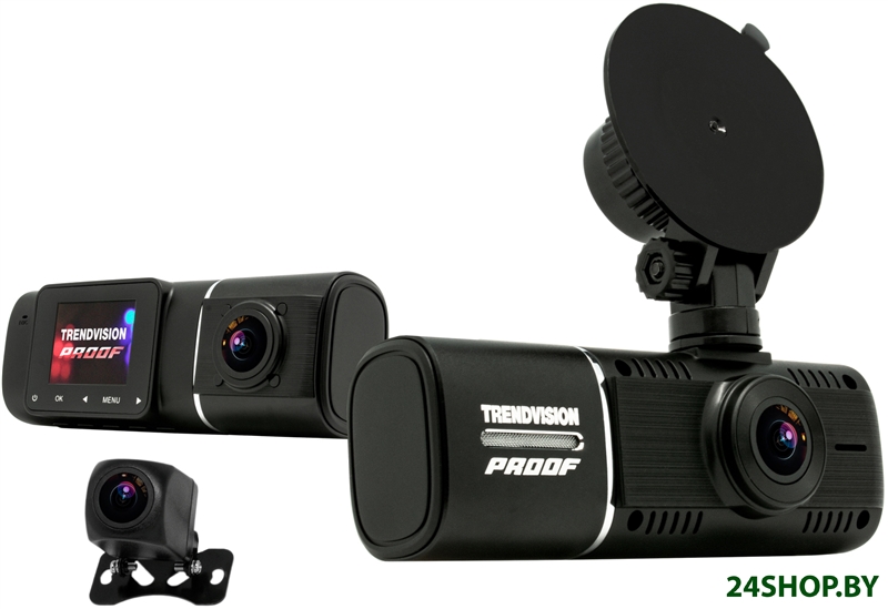 Видеорегистратор-GPS информатор (2в1) TrendVision Proof 3CH GPS Видеорегистратор-GPS информатор (2в1) TrendVision Proof 3CH GPS