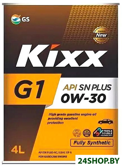 Моторное масло Kixx G1 SN Plus 0W-30 4л Моторное масло Kixx G1 SN Plus 0W-30 4л