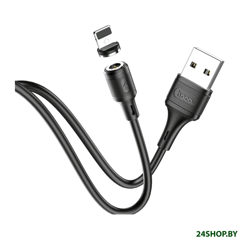 Кабель Hoco X52 Sereno USB to Lightning 1 м (черный) Кабель Hoco X52 Sereno USB to Lightning 1 м (черный)