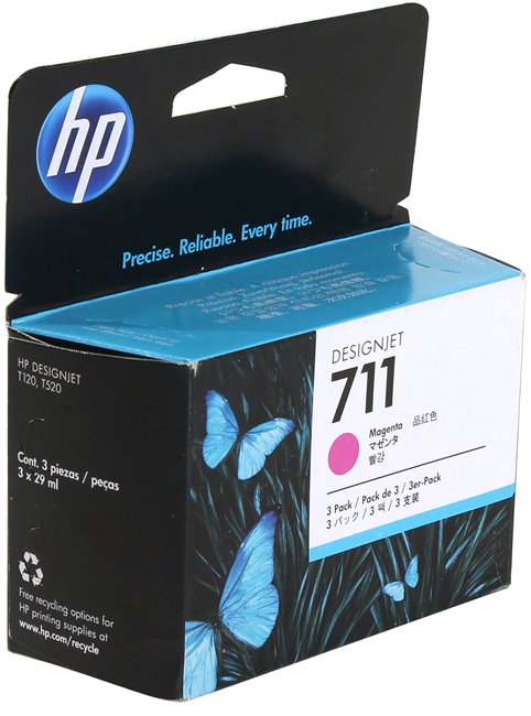 Комплект картриджей HP 711 (CZ135A) Комплект картриджей HP 711 (CZ135A)
