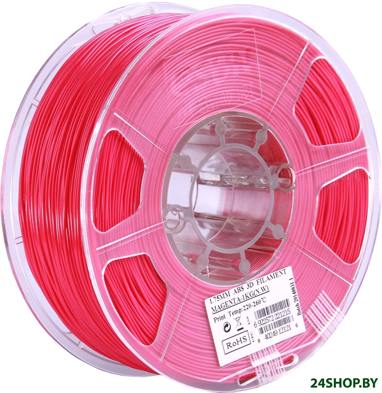 eSUN ABS+ 1.75 мм 1000 г (пурпурный) eSUN ABS+ 1.75 мм 1000 г (пурпурный)