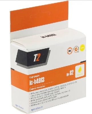 Картридж Т2 82 ic-h4913 Yellow Картридж Т2 82 ic-h4913 Yellow