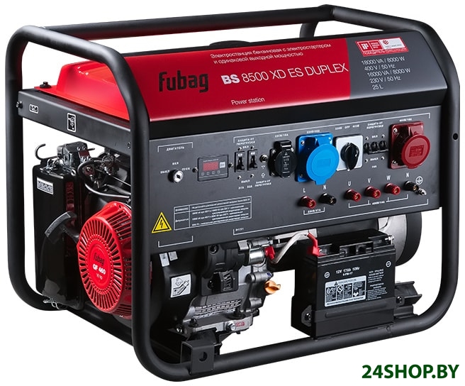 Бензиновый генератор Fubag BS 8500 XD ES Duplex Бензиновый генератор Fubag BS 8500 XD ES Duplex