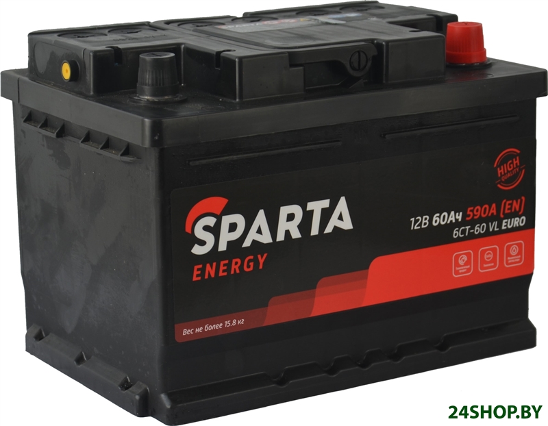 Автомобильный аккумулятор Sparta Energy 6CT-60 VL Euro (60 А·ч) Автомобильный аккумулятор Sparta Energy 6CT-60 VL Euro (60 А·ч)