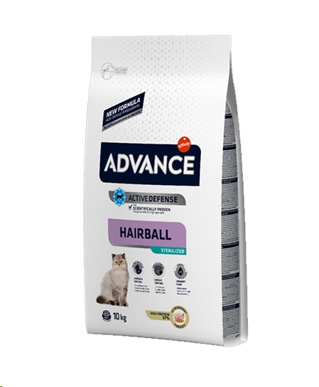 Сухой корм для кошек Advance Sterilized Hairball 10 кг Сухой корм для кошек Advance Sterilized Hairball 10 кг