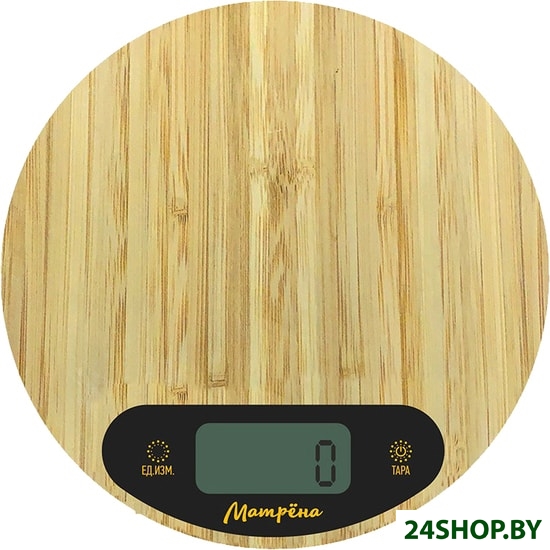 Весы кухонные Матрена MA-038 (бамбук) Весы кухонные Матрена MA-038 (бамбук)