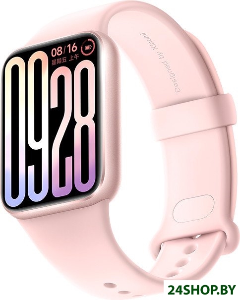 Фитнес-браслет Xiaomi Smart Band 9 Pro M2401B1 (розовый, с розовым силиконовым ремешком, международн Фитнес-браслет Xiaomi Smart Band 9 Pro M2401B1 (розовый, с розовым силиконовым ремешком, международн