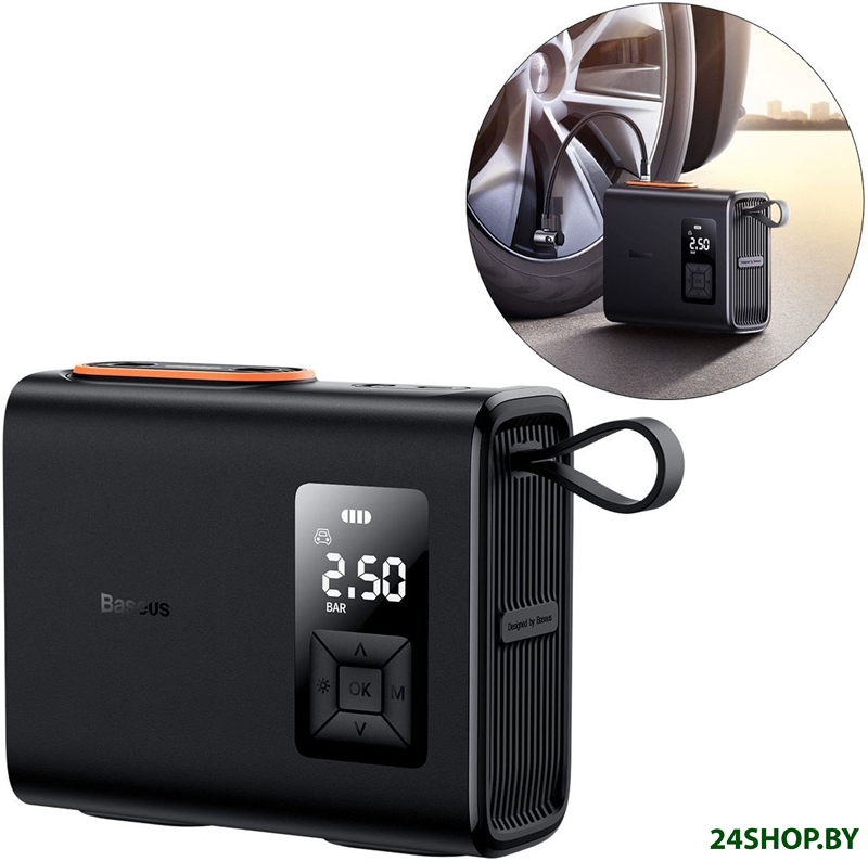 Автомобильный компрессор Baseus Mega EnergyPump Series Dual Cylinder Wireless Inflator Автомобильный компрессор Baseus Mega EnergyPump Series Dual Cylinder Wireless Inflator