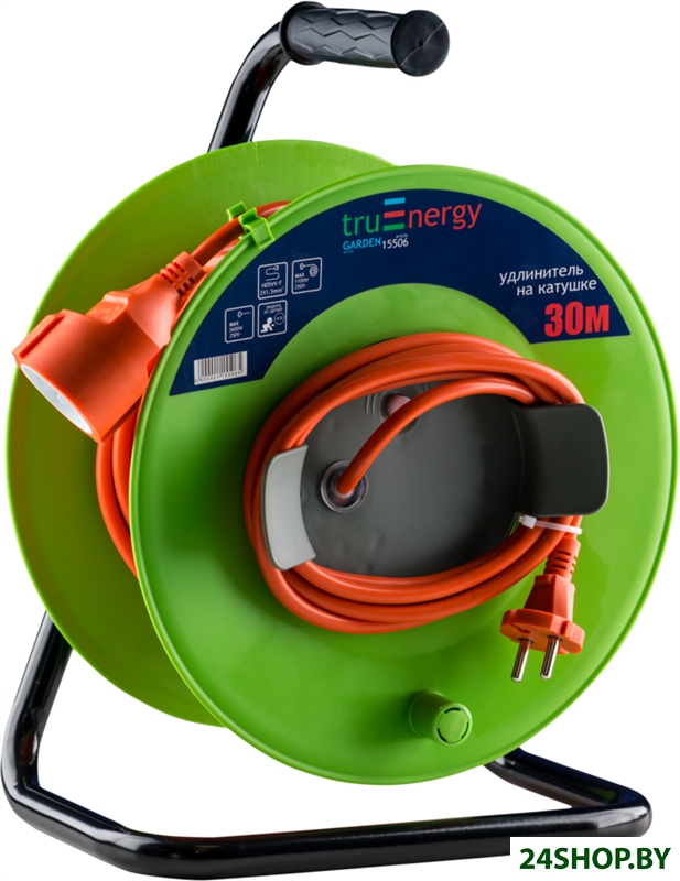 Удлинитель TruEnergy 15506 (30 м, зеленый) Удлинитель TruEnergy 15506 (30 м, зеленый)