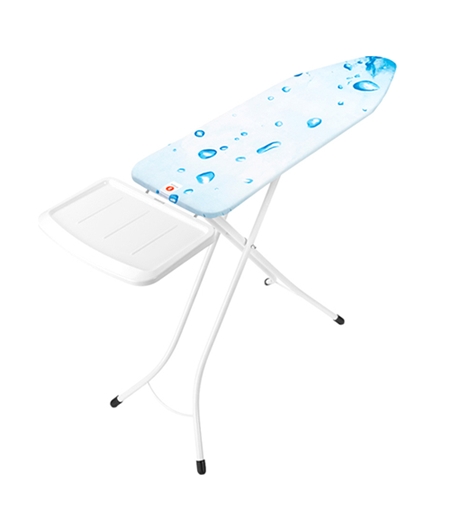 Гладильная доска Brabantia B 124x38 см 134326 (ледяная вода/каркас белый) Гладильная доска Brabantia B 124x38 см 134326 (ледяная вода/каркас белый)