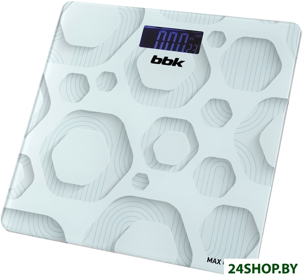 Весы напольные BBK BCS3005GE (белый/серый) Весы напольные BBK BCS3005GE (белый/серый)