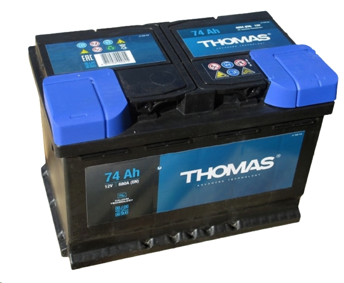 Автомобильный аккумулятор Thomas R (74 А·ч) Автомобильный аккумулятор Thomas R (74 А·ч)