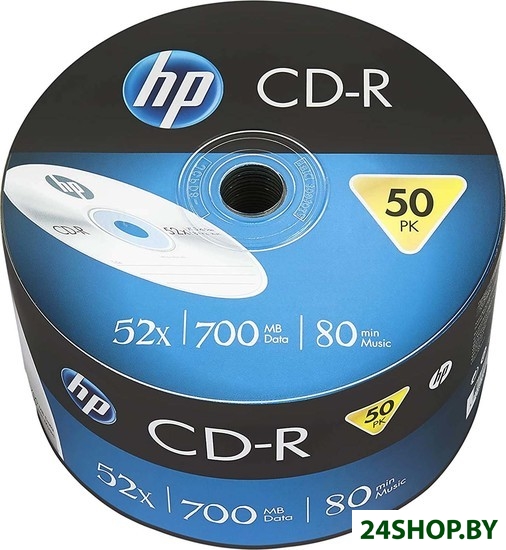 Диск HP 700Mb 52x 50 шт. (69300) Диск HP 700Mb 52x 50 шт. (69300)