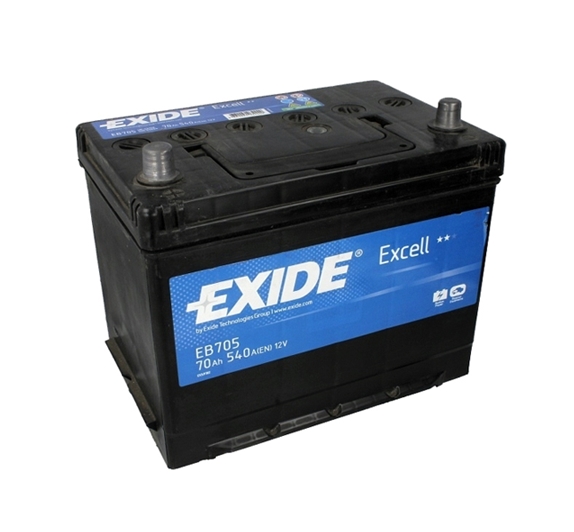 Автомобильный аккумулятор Exide Excell EB705 (70 А/ч) Автомобильный аккумулятор Exide Excell EB705 (70 А/ч)