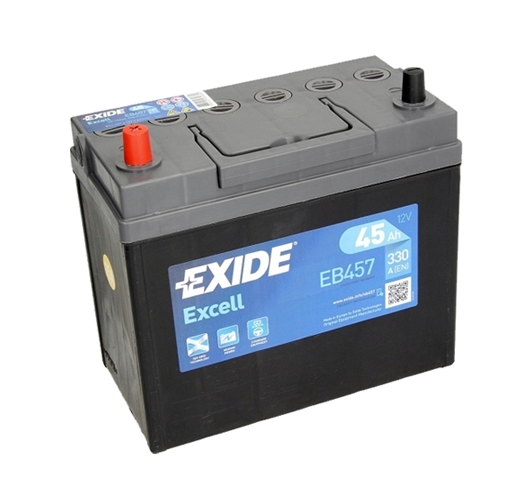 Автомобильный аккумулятор Exide Excell EB457 (45 А/ч) Автомобильный аккумулятор Exide Excell EB457 (45 А/ч)
