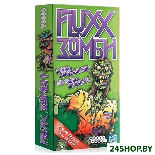 Настольная игра Мир Хобби Fluxx Зомби Настольная игра Мир Хобби Fluxx Зомби