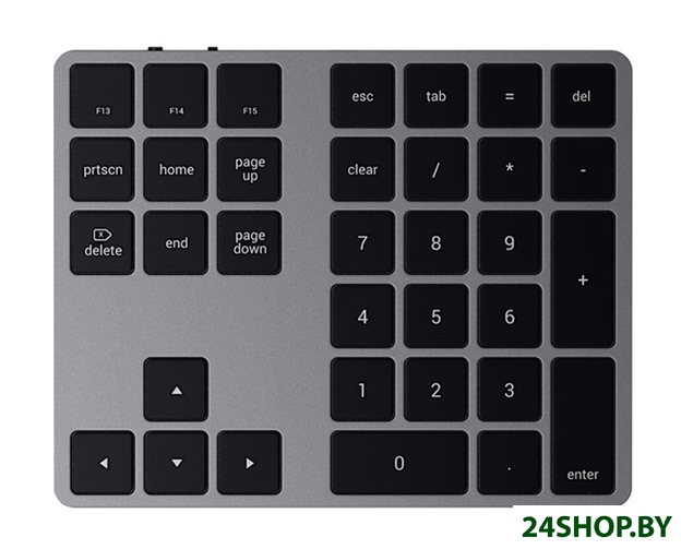 Цифровой блок Satechi Bluetooth Extended Keypad (серый космос) (ST-XLABKM) Цифровой блок Satechi Bluetooth Extended Keypad (серый космос) (ST-XLABKM)