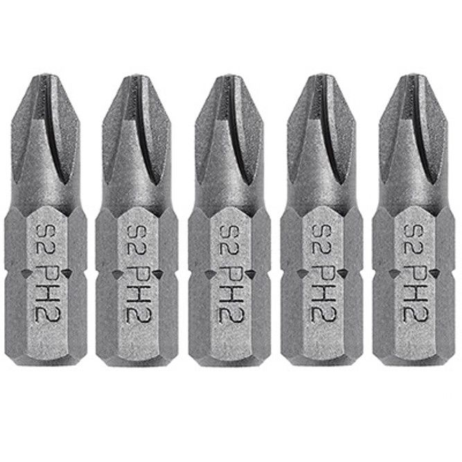 Набор бит HOEGERT PH2 HT1S302 5 шт Набор бит HOEGERT PH2 HT1S302 5 шт