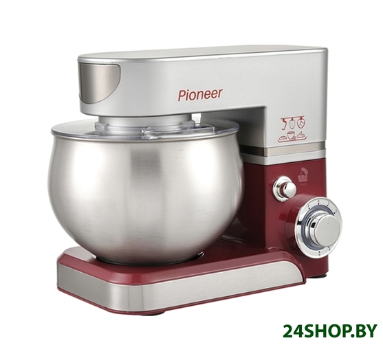 Планетарный миксер Pioneer MX322 Wine Maroon Планетарный миксер Pioneer MX322 Wine Maroon