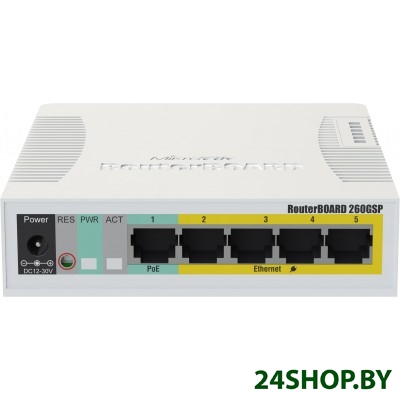 Коммутатор MikroTik RouterBoard 260GSP Коммутатор MikroTik RouterBoard 260GSP