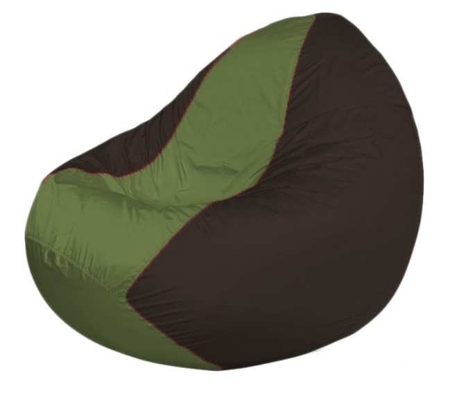 Бескаркасное кресло Flagman Classic К2.1-150 (оливковый/коричневый) Бескаркасное кресло Flagman Classic К2.1-150 (оливковый/коричневый)