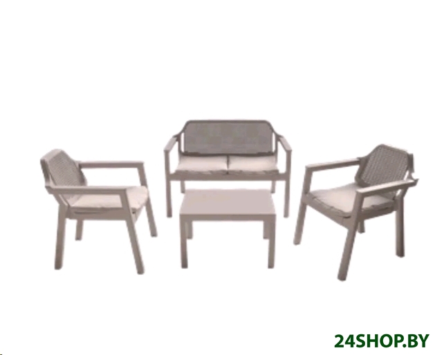 Набор садовой мебели KETER EASY COMFORT Р6037КАП (капучино) Набор садовой мебели KETER EASY COMFORT Р6037КАП (капучино)
