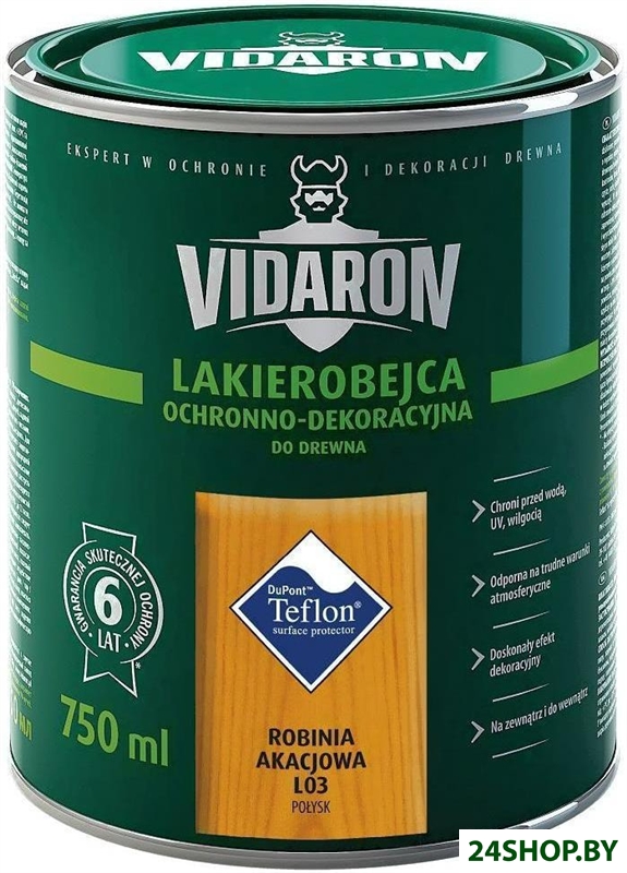 Лак Vidaron Лакобейц L03 0.75 л (белая акация) Лак Vidaron Лакобейц L03 0.75 л (белая акация)