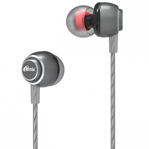 Наушники Ritmix RH-150MC (серый) Наушники Ritmix RH-150MC (серый)
