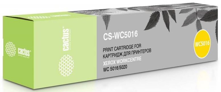 Тонер-картридж Cactus CS-WC5016 (аналог Xerox 106R01277) Тонер-картридж Cactus CS-WC5016 (аналог Xerox 106R01277)