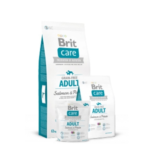 Сухой корм для собак Brit Care Grain-free Adult Salmon and Potato 12 кг Сухой корм для собак Brit Care Grain-free Adult Salmon and Potato 12 кг