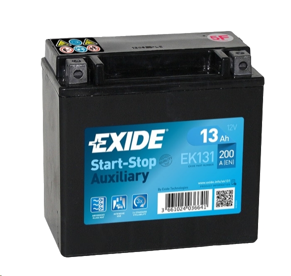 Мотоциклетный аккумулятор Exide EK131 (13 А·ч) Мотоциклетный аккумулятор Exide EK131 (13 А·ч)