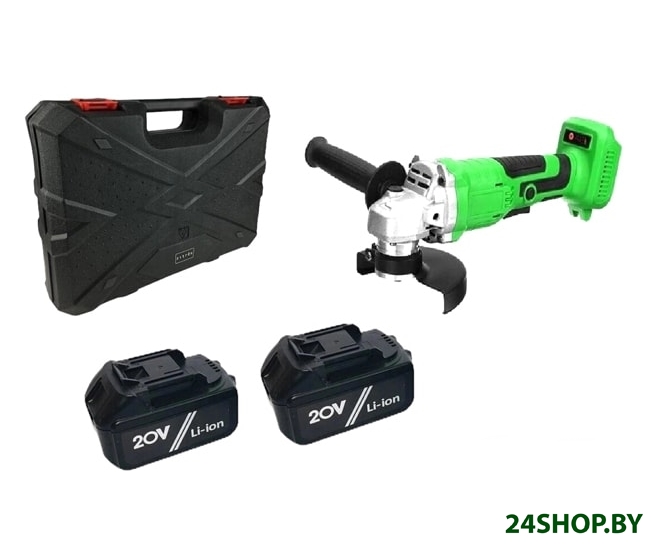 Угловая шлифмашина Zitrek AG 20 Pro SET 2 (с 2-мя АКБ, кейс) (063-4067) Угловая шлифмашина Zitrek AG 20 Pro SET 2 (с 2-мя АКБ, кейс) (063-4067)