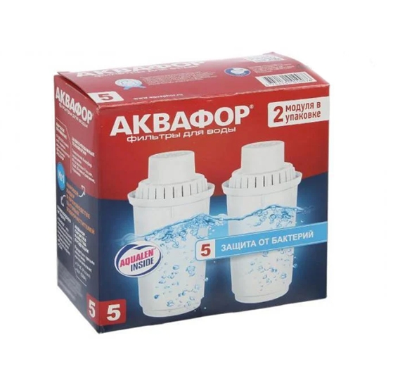 Комплект сменных модулей Аквафор В100-5 (2шт) Комплект сменных модулей Аквафор В100-5 (2шт)