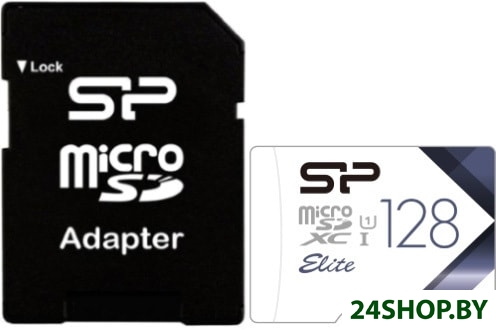 Карта памяти Silicon Power Elite 128Gb SP128GBSTXBU1V21SP Карта памяти Silicon Power Elite 128Gb SP128GBSTXBU1V21SP