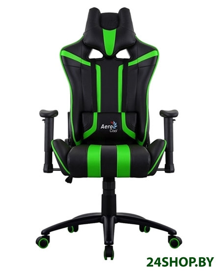 Кресло AeroCool AC120 AIR (черный/зеленый) Кресло AeroCool AC120 AIR (черный/зеленый)