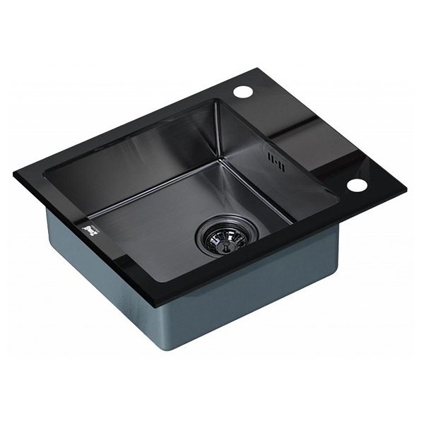 Кухонная мойка ZorG GL 6051 Black-Grafit Кухонная мойка ZorG GL 6051 Black-Grafit