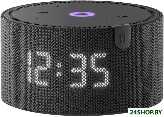 Умная колонка Яндекс Станция Мини 2 с часами (черный оникс) Умная колонка Яндекс Станция Мини 2 с часами (черный оникс)