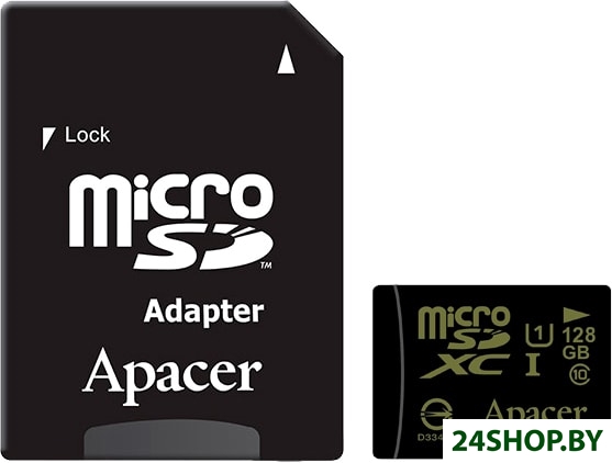 Карта памяти Apacer 128Gb AP128GMCSX10U1-R Карта памяти Apacer 128Gb AP128GMCSX10U1-R