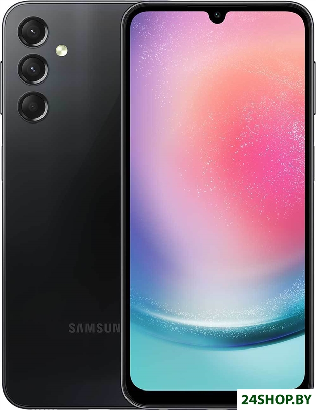 Смартфон Samsung Galaxy A24 SM-A245F/DSN 6GB/128GB (черный) Смартфон Samsung Galaxy A24 SM-A245F/DSN 6GB/128GB (черный)