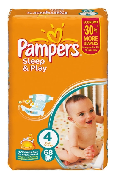Подгузники Pampers Sleep&Play 4 (7-14 кг) 68 шт Подгузники Pampers Sleep&Play 4 (7-14 кг) 68 шт