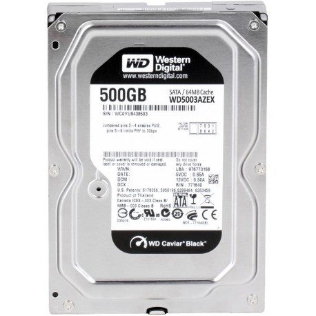 Жесткий диск WD Caviar Black 500GB (WD5003AZEX) Жесткий диск WD Caviar Black 500GB (WD5003AZEX)